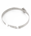 خرید دستبند نقره زنانه ایتالیا تک نگین B-108