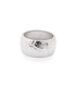 خرید حلقه چکشی نقره زنانه تک سایز بدون نگین R-227