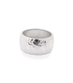 خرید حلقه چکشی نقره زنانه تک سایز بدون نگین R-227