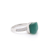 خرید انگشتر نقره زنانه نگین سبز R-230